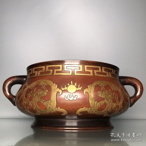紫銅鎏金龍紋香爐 一件重器與文化藝術交流